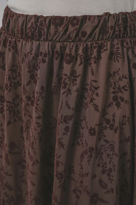 Bloemen Hoge Taille Maxi Rok - Image 6