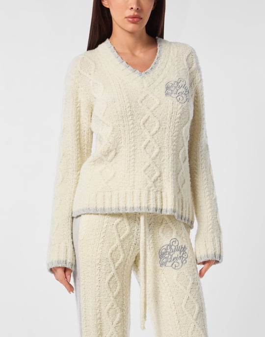Pullover V-Hals Ls - Image 2