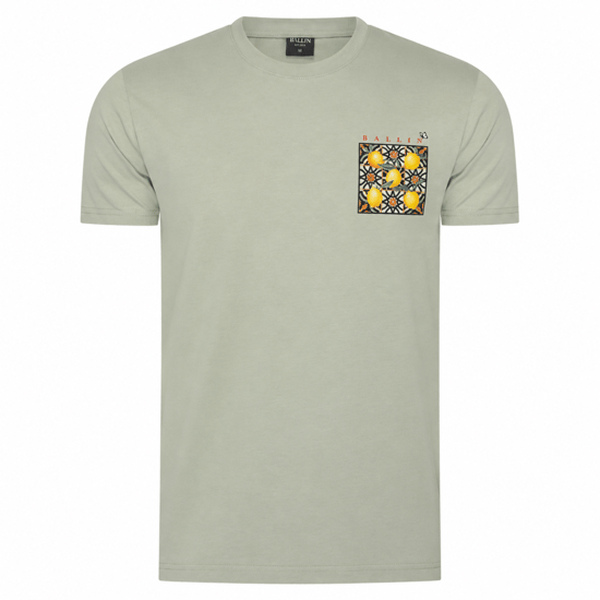 Ballin Est. 2013 Tee SS Orange Backprint Shirt Groen - Image 1