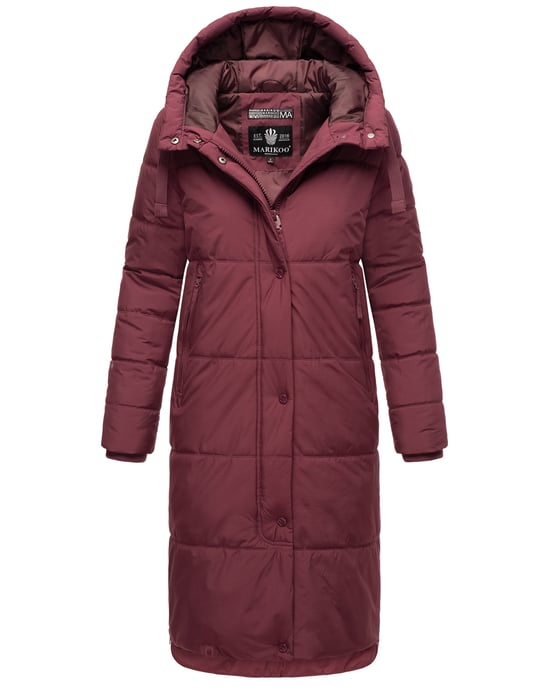 Marikoo Soranaa dames winterjas – lang, warm & met capuchon - Image 1