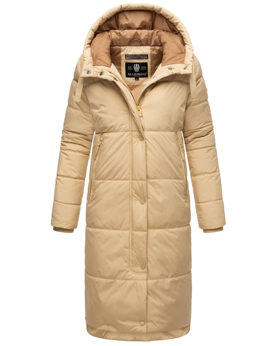 Marikoo Soranaa dames winterjas – lang, warm & met capuchon - Image 1