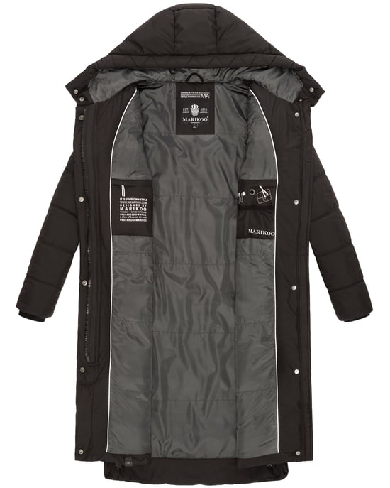 Marikoo Soranaa dames winterjas – lang, warm & met capuchon - Image 5