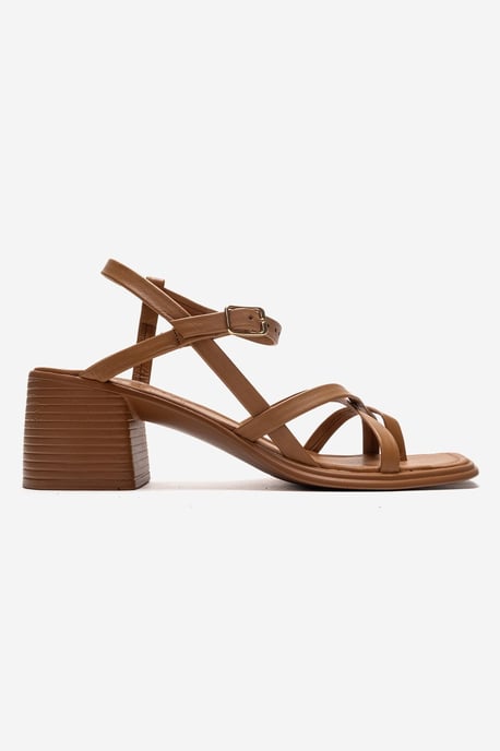 Lavish Leren Blokhak Sandaal (Dames) - Image 4