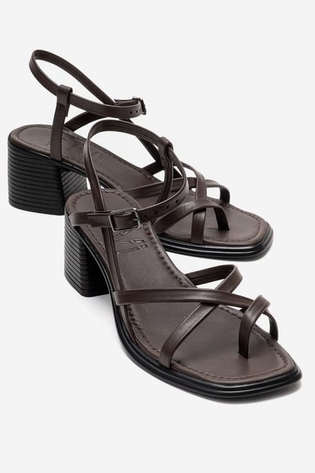Lavish Leren Blokhak Sandaal (Dames) - Image 4