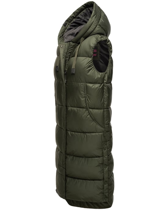 Marikoo Sayorii dames winterbodywarmer – lang, warm & met capuchon - Image 3