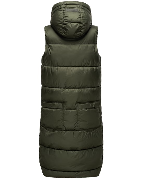 Marikoo Sayorii dames winterbodywarmer – lang, warm & met capuchon - Image 4