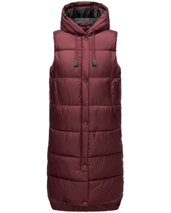 Marikoo Sayorii dames winterbodywarmer – lang, warm & met capuchon - Image 2