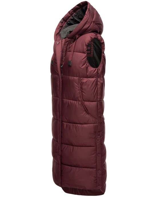 Marikoo Sayorii dames winterbodywarmer – lang, warm & met capuchon - Image 3