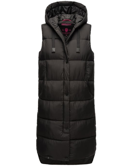 Marikoo Sayorii dames winterbodywarmer – lang, warm & met capuchon - Image 1