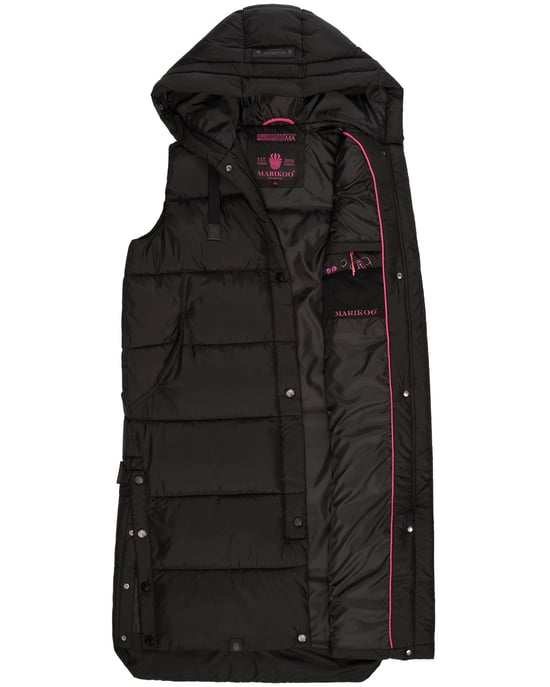 Marikoo Sayorii dames winterbodywarmer – lang, warm & met capuchon - Image 5