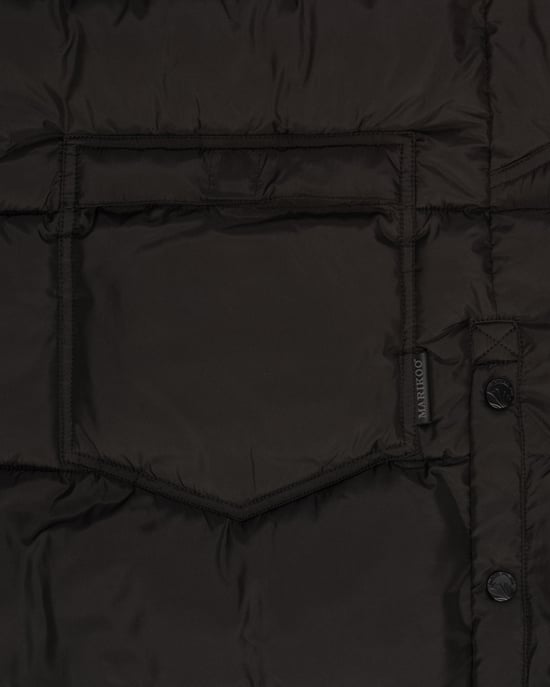 Marikoo Sayorii dames winterbodywarmer – lang, warm & met capuchon - Image 6
