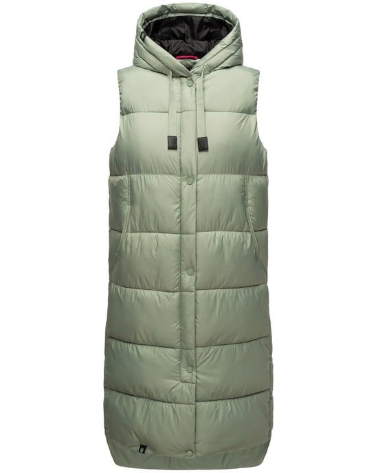 Marikoo Sayorii dames winterbodywarmer – lang, warm & met capuchon - Image 2