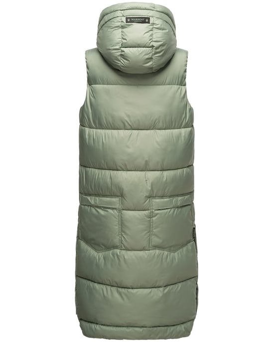 Marikoo Sayorii dames winterbodywarmer – lang, warm & met capuchon - Image 4