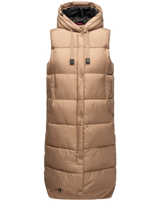 Marikoo Sayorii dames winterbodywarmer – lang, warm & met capuchon - Image 2