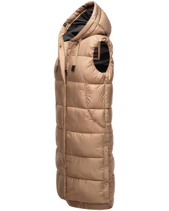 Marikoo Sayorii dames winterbodywarmer – lang, warm & met capuchon - Image 3