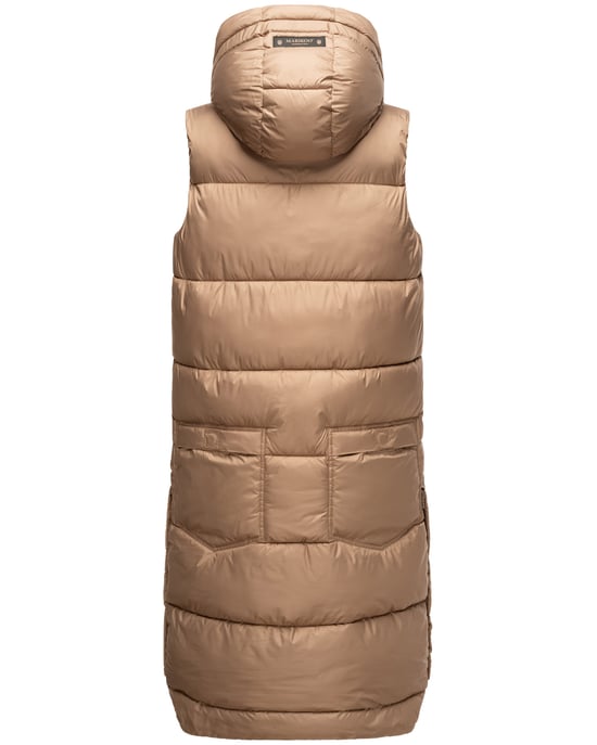Marikoo Sayorii dames winterbodywarmer – lang, warm & met capuchon - Image 4