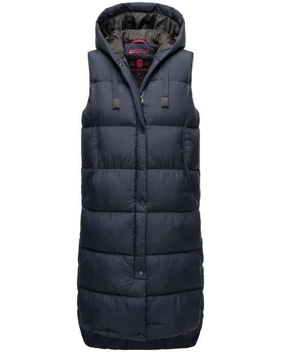 Marikoo Sayorii dames winterbodywarmer – lang, warm & met capuchon - Image 1