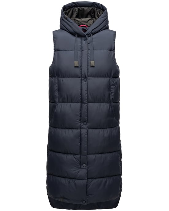 Marikoo Sayorii dames winterbodywarmer – lang, warm & met capuchon - Image 2