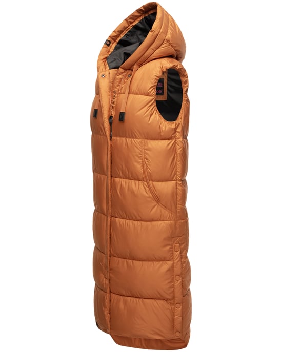 Marikoo Sayorii dames winterbodywarmer – lang, warm & met capuchon - Image 3