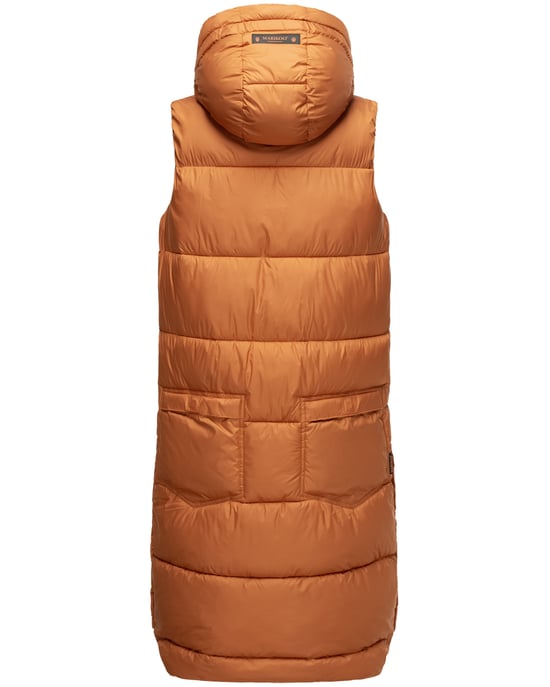 Marikoo Sayorii dames winterbodywarmer – lang, warm & met capuchon - Image 4