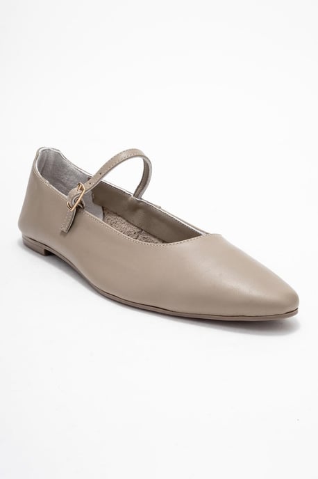 Lara Leren Mary Jane Platte Schoenen - Image 3