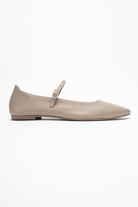 Lara Leren Mary Jane Platte Schoenen - Image 6