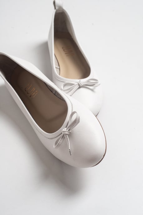 Florence Leren Ballerina's - Image 2