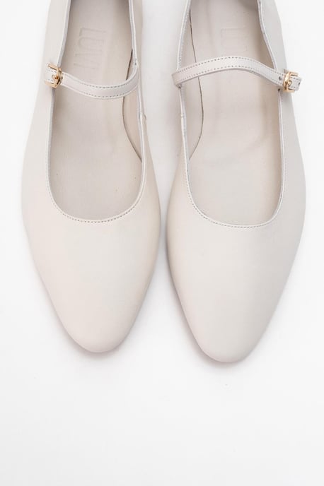 Lara Leren Mary Jane Platte Schoenen - Image 2