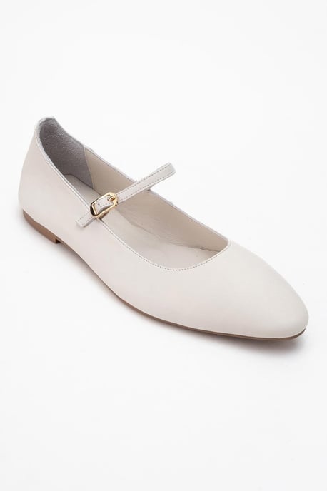 Lara Leren Mary Jane Platte Schoenen - Image 3