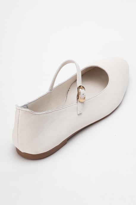 Lara Leren Mary Jane Platte Schoenen - Image 5