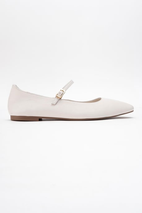 Lara Leren Mary Jane Platte Schoenen - Image 6