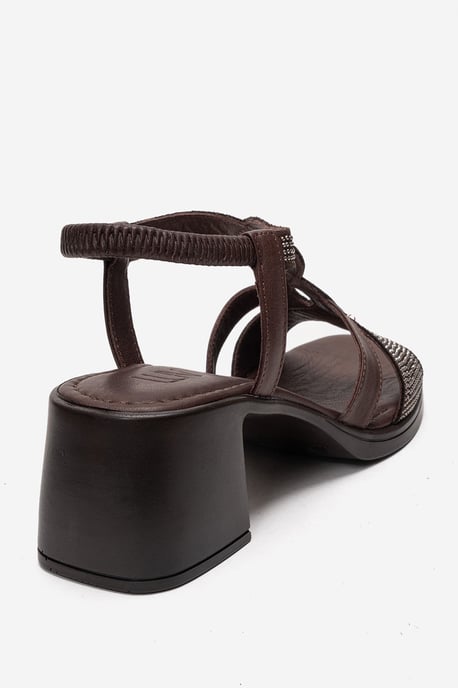 Dolen Leer Stevig Sandaal - Image 5