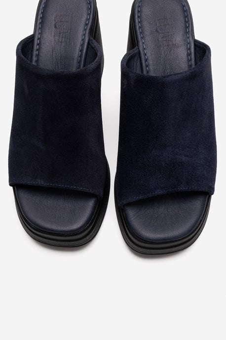 Nola Leer Platform Mules (Women) - Image 2