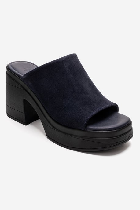 Nola Leer Platform Mules (Women) - Image 3
