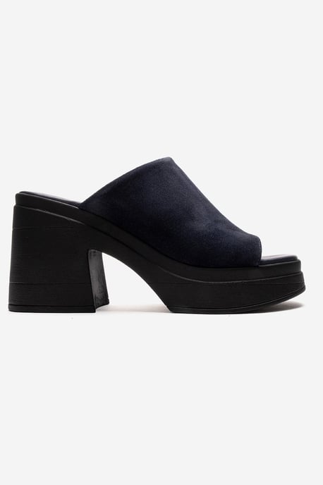 Nola Leer Platform Mules (Women) - Image 4