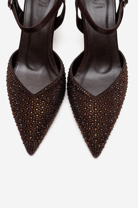 Vilka Verfraaide Slingback Kitten Heel Pumps - Image 2