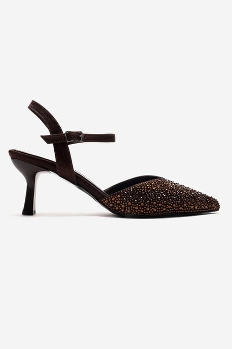 Vilka Verfraaide Slingback Kitten Heel Pumps - Image 4
