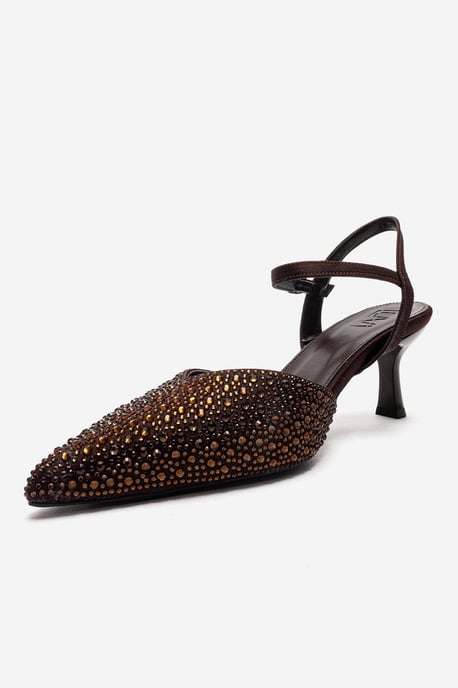 Vilka Verfraaide Slingback Kitten Heel Pumps - Image 6