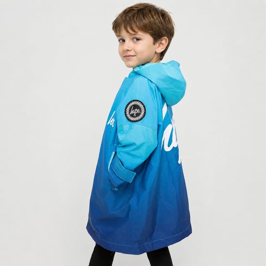 Blauw Vervagende Jongens Droge Robe Jack Warme Verander Zwem Buitenkleed - Image 3