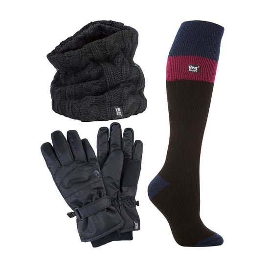 Dames Ski Set Nekwarmer Handschoenen & Thermische Skisokken Winterkleding - Image 1