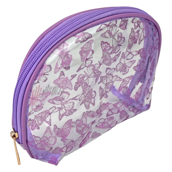 3-delige Dames Cosmetica Tas Set met Vlinderprint voor Make-up en Toilettas Reistassen - Image 4