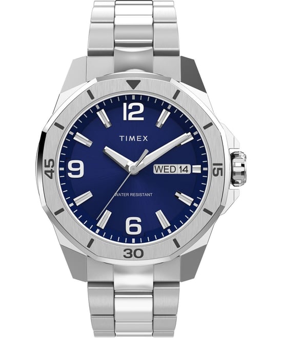 Timex Essex Heren Horloge Zilverkleurig TW2W79500 - Image 1