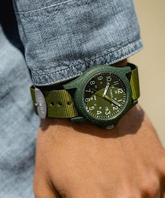 Timex Reclaim Ocean Heren Horloge Groen TW2V96000 - Image 5