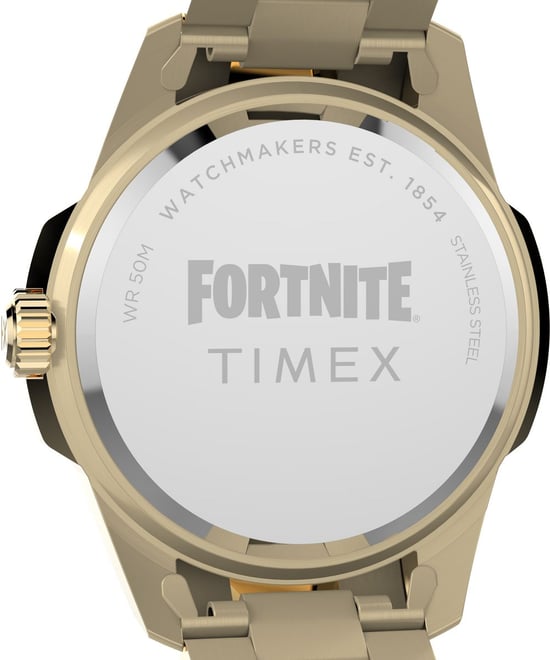 Timex X Fortnite Essex Heren Horloge Goudkleurig TW2Y47200 - Image 3