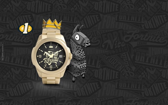 Timex X Fortnite Essex Heren Horloge Goudkleurig TW2Y47200 - Image 5
