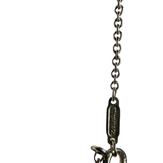 Tiffany & Co. Atlas Romeinse Cijfers Ronde Hanger Ketting in Sterling Zilver Metaal - Image 4