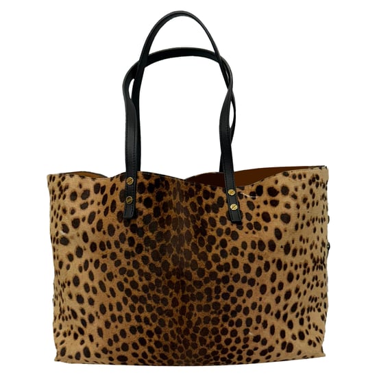 Chloé draagtas met luipaardprint in bruin ponyhaar - Image 1