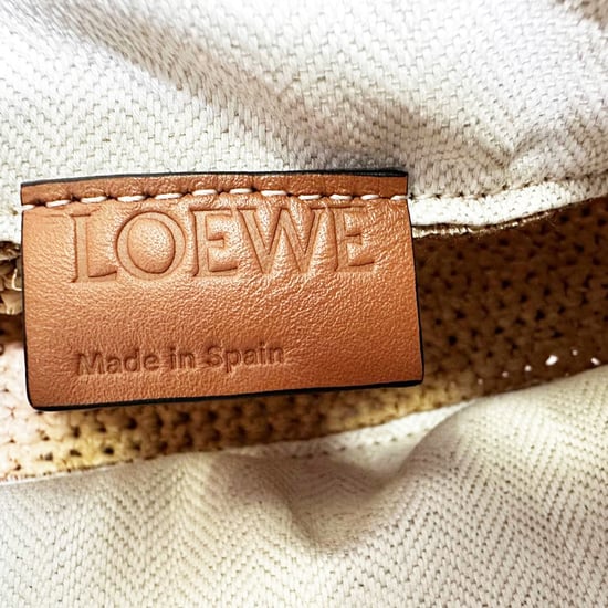 Loewe Pochette Bucket Bag in Tan Raffia - Image 6