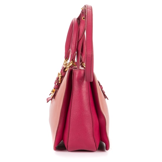 Two color Pushlock Tote   schoudertas - Image 3