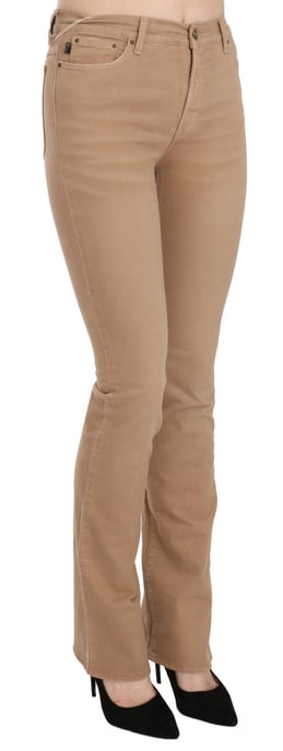 Just Cavalli Bruine Katoenen Stretch Midden Taille Skinny Broek - Image 2